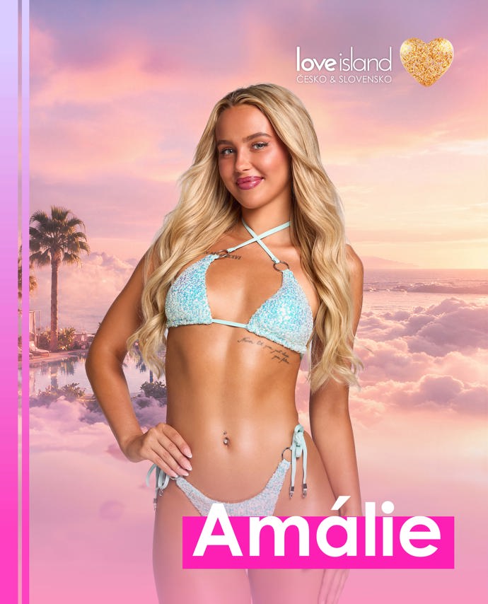 Mezi novými tvářemi je také dvaadvacetiletá fotbalistka a fitness trenérka Amálie.