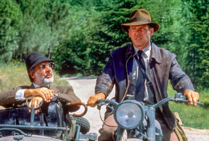 Sean si zahrál po boku Harrisona Forda ve filmu Indian Jones Sean si zahrál po boku Harrisona Forda ve filmu Indian Jones