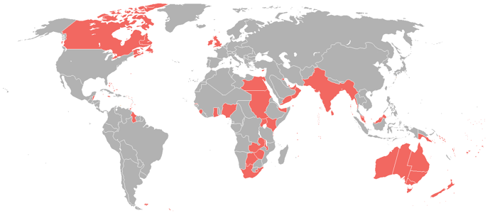 Britské impérium roku 1898