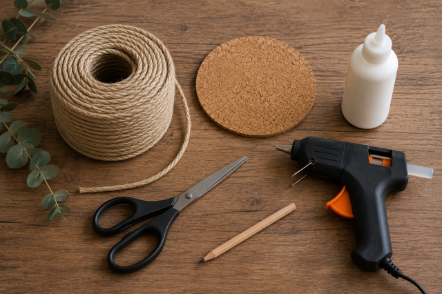 DIY: Vypadají jako z designového obchodu, přitom stojí pár korun. Podtácky z provazu vyrobíte za jedno odpoledne