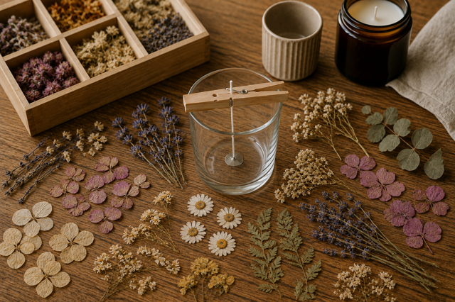 Voňavá DIY výroba: Botanická svíčka, která vám doma uchová léto, i když už za okny bude řádit sníh a mráz