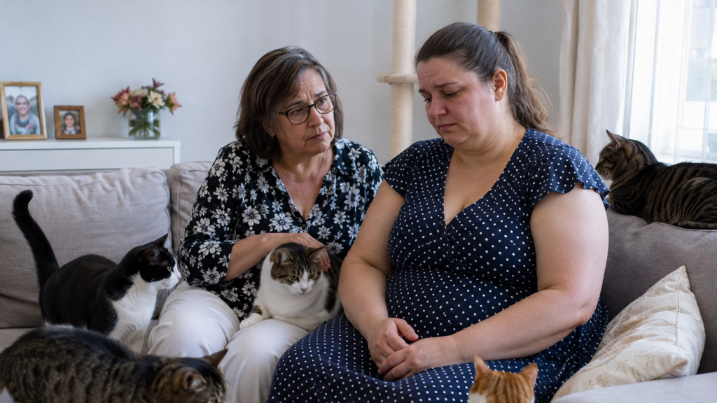 Veronika (43): „Maminka si po rozvodu pořídila kočku, dnes se to vymklo kontrole a já nevím, co s tím“