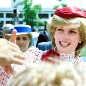 Princezna Diana při návštěvě Halifaxu (1983)