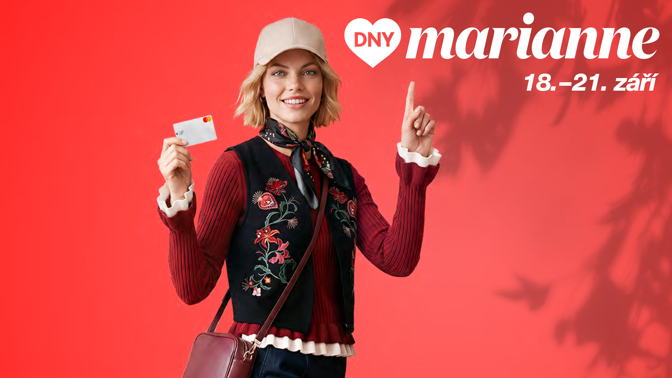 Dny Marianne 2026: Nenechte si ujít čtyři dny slev až 70 % a kolo štěstí s lákavými výhrami Dny Marianne 2026: Nenechte si ujít čtyři dny slev až 70 % a kolo štěstí s lákavými výhrami