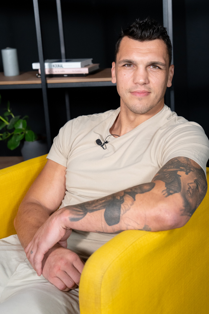Profesionální boxer Vasil Ducár.