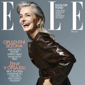 Pavlína Pořízková na obálce magazínu Elle.