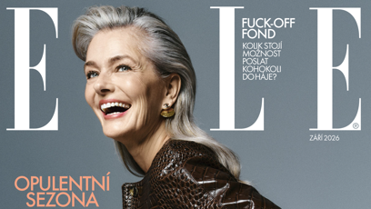 FOTO: Pavlína Pořízková na obálce magazínu Elle.