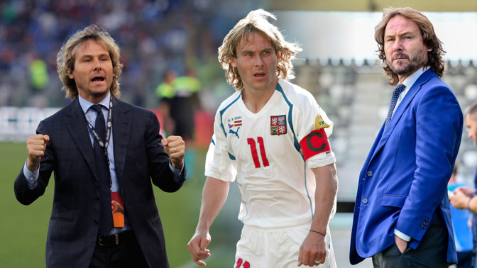 Zlatý míč, „kopačky” pro manželku i trest v Itálii: Pikantní životní jízda Pavla Nedvěda pokračuje po boku snoubenky Dary Rolins 