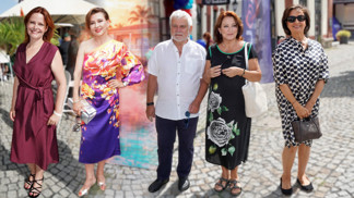 Módní policie z televizního večírku: Dana Morávková jakoby utekla z Love Islandu, štíhlá Kvízová dáma zářila ve vínové