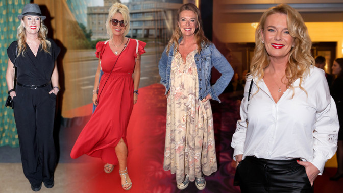 Inspirativní módní styl Lucie Benešové pro dámy 50+: Pomocí červené a pánských prvků zaženete nudu