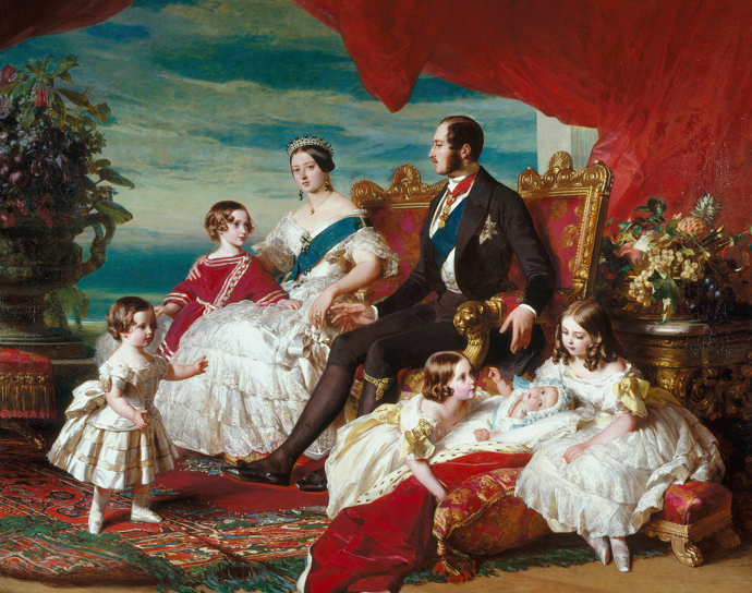 Královská rodina v roce 1847