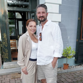Michaela Nosková se svým manželem Janem Kolmanem.
