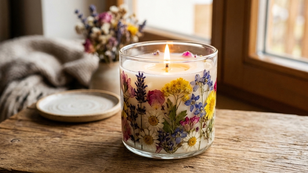 Voňavá DIY výroba: Botanická svíčka, která vám doma uchová léto, i když už za okny bude řádit sníh a mráz