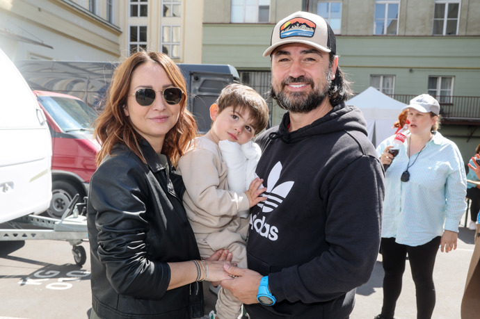 Veronika, malý Luka a Biser Veronika, malý Luka a Biser