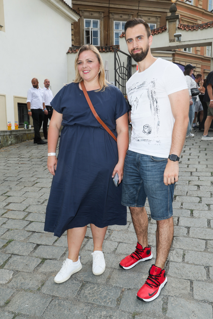 Na akci ji doprovodil její osobní trenér Pavel Šalitroš.