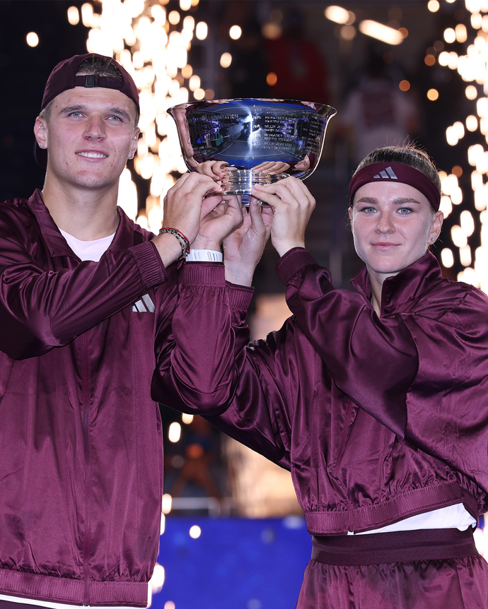 Jakub Menšík a Karolína Muchová vyhráli grandslamový titul.