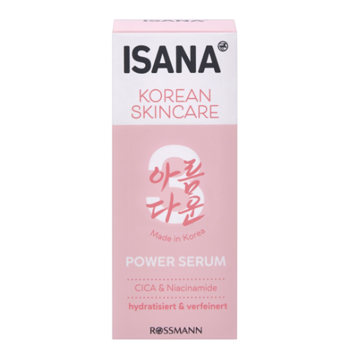 Hydratační pleťové sérum Korean Skincare Isana, 149 Kč, prodává Rossmann Hydratační pleťové sérum Korean Skincare Isana, 149 Kč, prodává Rossmann