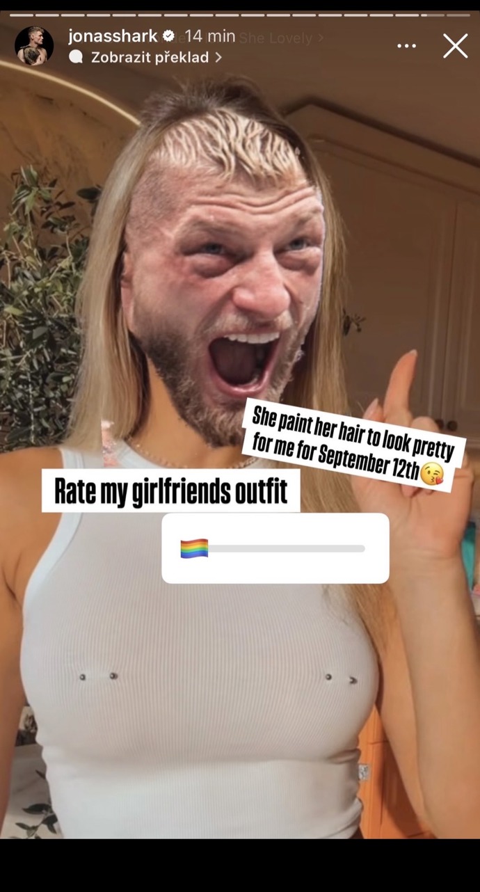 Jonas Mågård předvedl svou kreativitu.