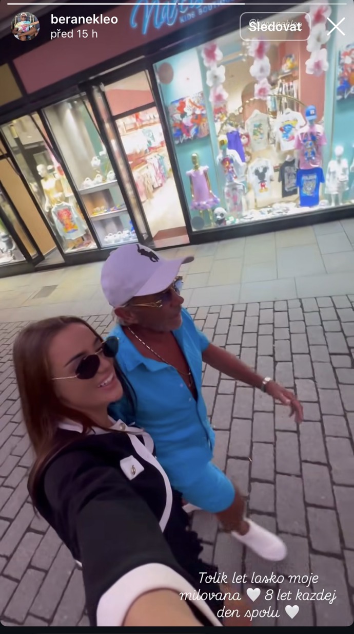 Leo Beránek a Kateřina Beránková vypadají i po letech velmi šťastně. 