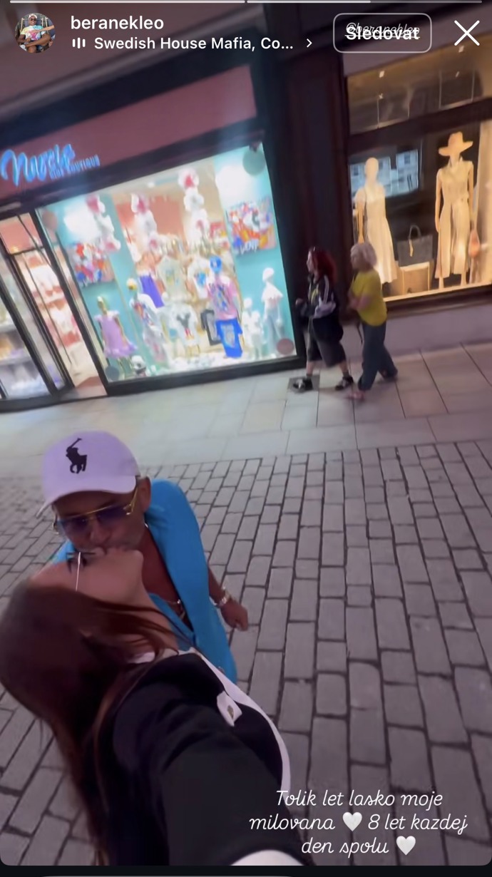 Leo Beránek a Kateřina Beránková slaví 8 leté výročí. 