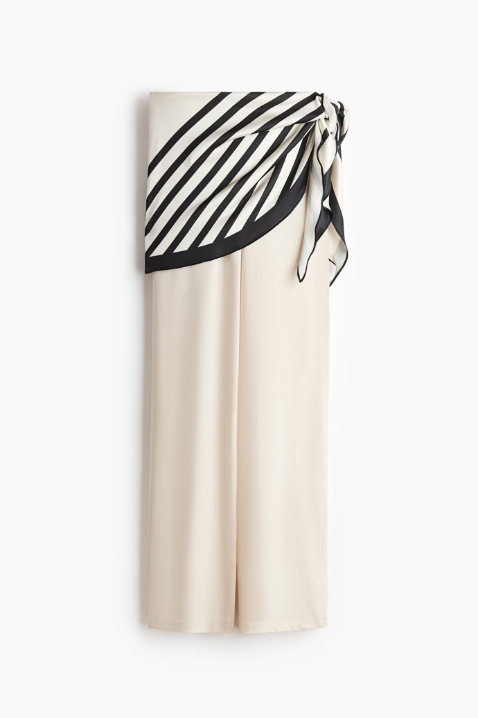 Žerzejové kalhoty s šátkem, H&M, 979 Kč