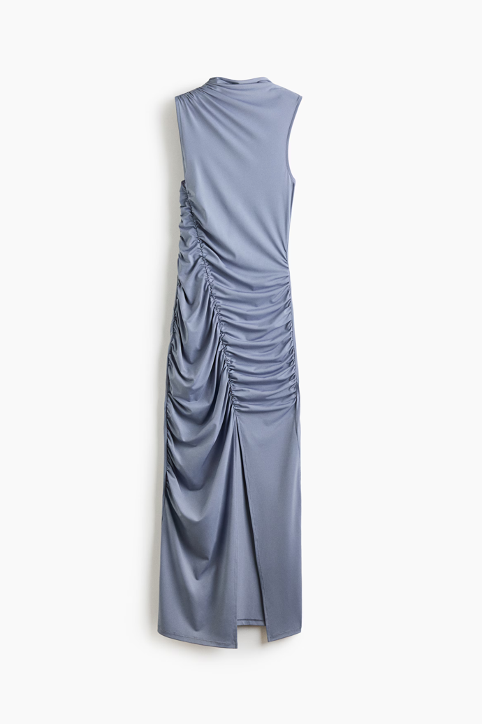 Žerzejové šaty s řasením, H&M, 499 Kč