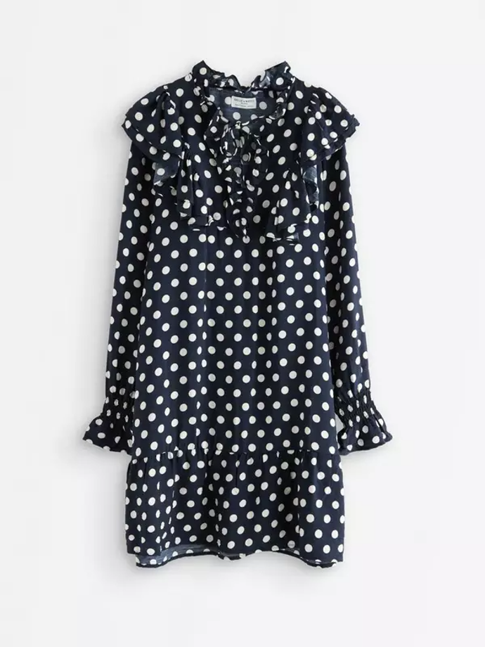 Mini šaty s dlouhým rukávem, Lindex, původně 1199 Kč, online 360 Kč