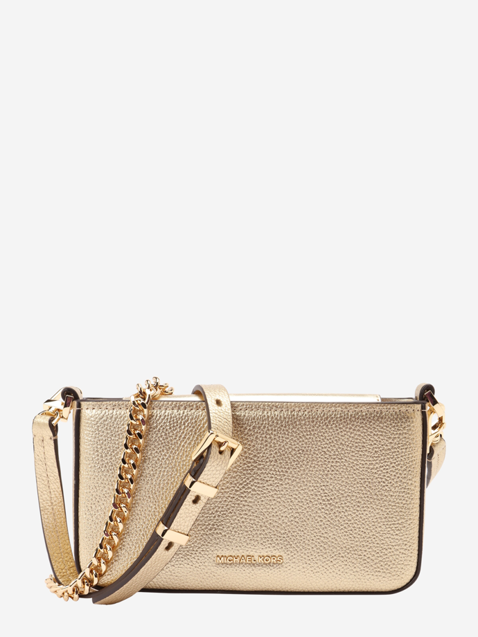 Crossbody kabelku ve zlatém odstínu koupíte například u značky Michael Kors za  4399 Kč.