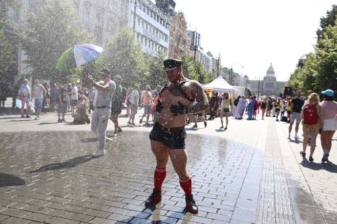 Počasí na festivalu vyšlo parádně. 