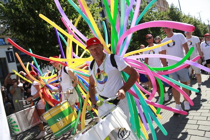 Desítky tisíc účastníků dorazily na festival Prague Pride. 