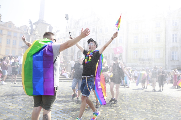 Desítky tisíc účastníků dorazily na festival Prague Pride. 