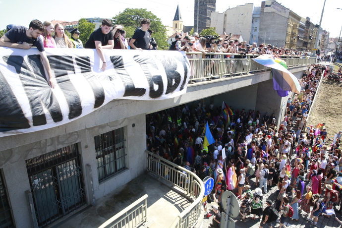 Desítky tisíc účastníků dorazily na festival Prague Pride. 
