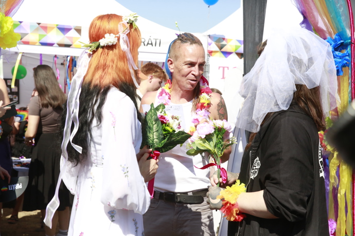 Na festival dorazil i Ivan Bartoš. 