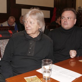 Václav Neckář se synem (foto z roku 2014).