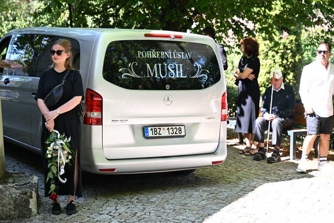 Poslední rozloučení s Markem Vybíralem.
