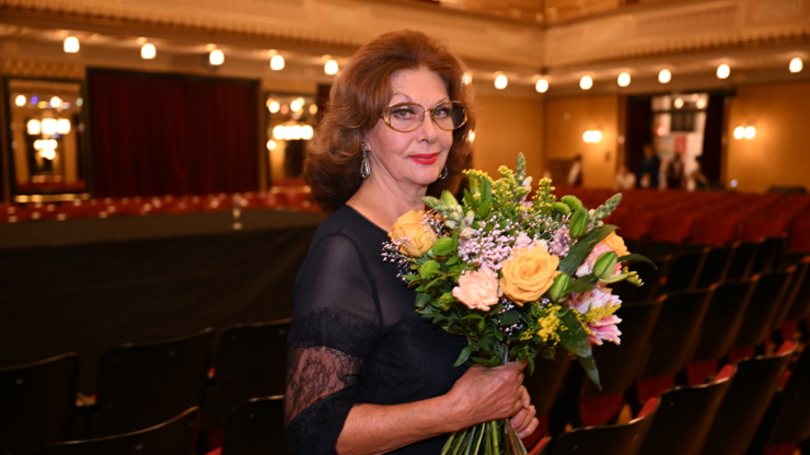 Saskia Burešová na finále Muže roku 2026.