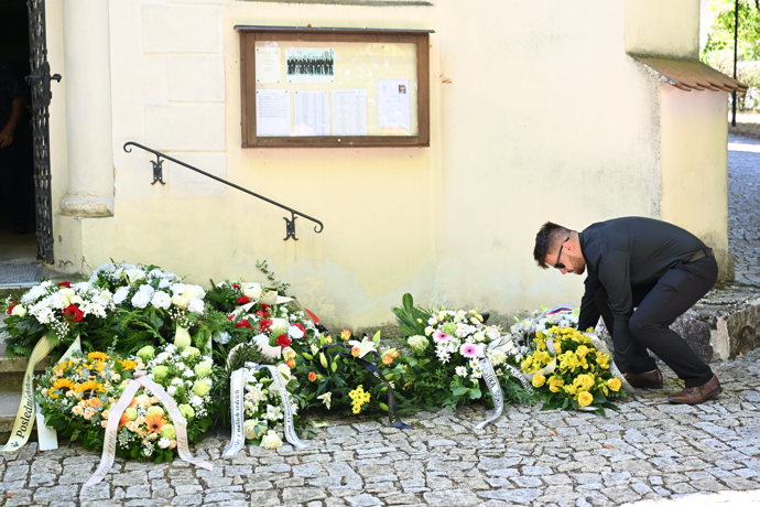 Poslední rozloučení s Markem Vybíralem.