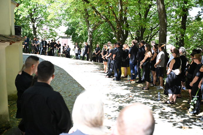 Poslední rozloučení s Markem Vybíralem.