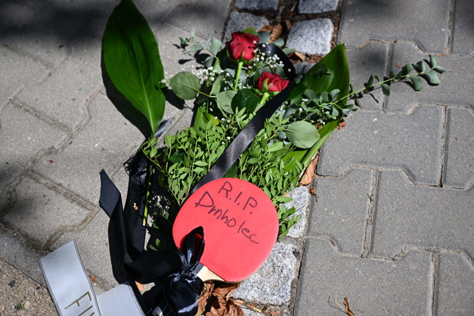 Poslední rozloučení s Markem Vybíralem.