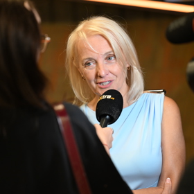 Veronika Žilková během rozhovoru pro eXtra.cz.