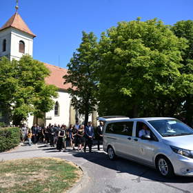 Poslední rozloučení s Markem Vybíralem.