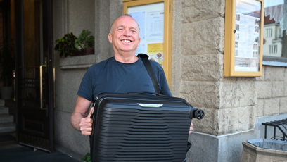 FOTO: Karel Voříšek měl dobrou náladu.