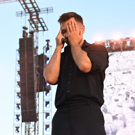 Koncert Marka Ztraceného na Letné.