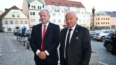 FOTO: Roman Prymula v Náchodě.