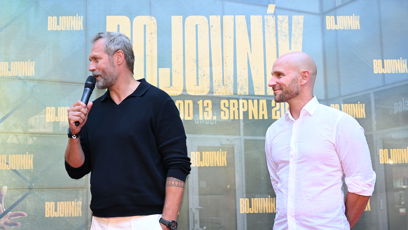 FOTO: Ondřej Novotný dorazil na slavnostní premiéru filmu Bojovník.