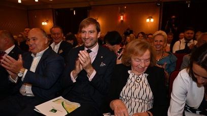 FOTO: Livia Klausová s Adamem Vojtěchem.