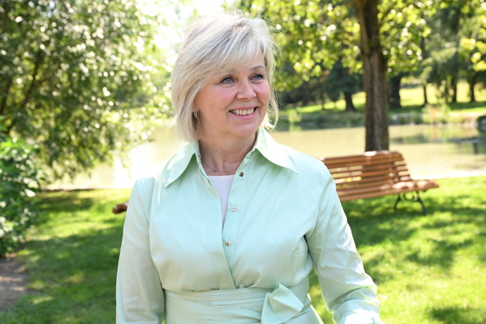 Eva Pavlová se usmívala.