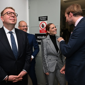Ministři na akci Anděl mezi zdravotníky.