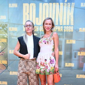 Bára Mlejnková a Nela Slováková společně zapózovaly fotografům.