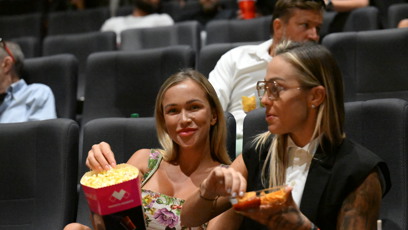 FOTO: Nela Slováková opustila sál dřív než film Bojovník skončil.
